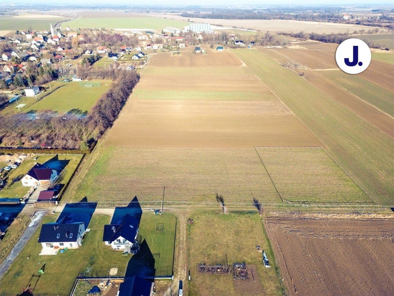 Działka budowlana 1510 m² — Jegłowa, ul. Kolejowa